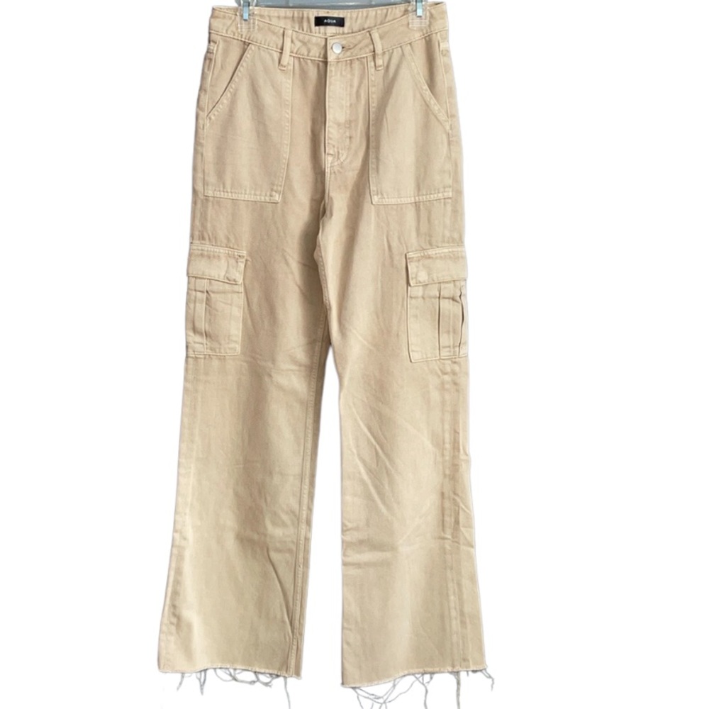 High waisted straight leg Pants